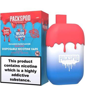 PackSpod - 600 Blue Slurpie/Miami Razz 20mg